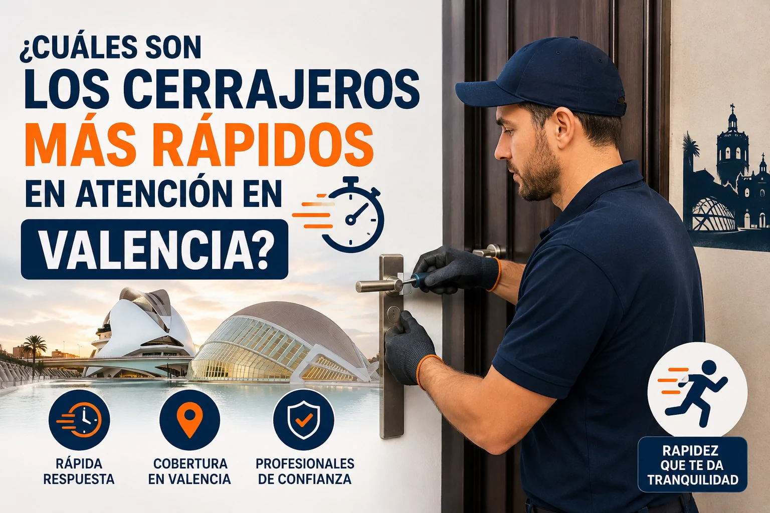 Cuales son los cerrajeros mas rapidos en atencion en Valencia - &iquest;Cu&aacute;les son los cerrajeros m&aacute;s r&aacute;pidos en atenci&oacute;n en Valencia?