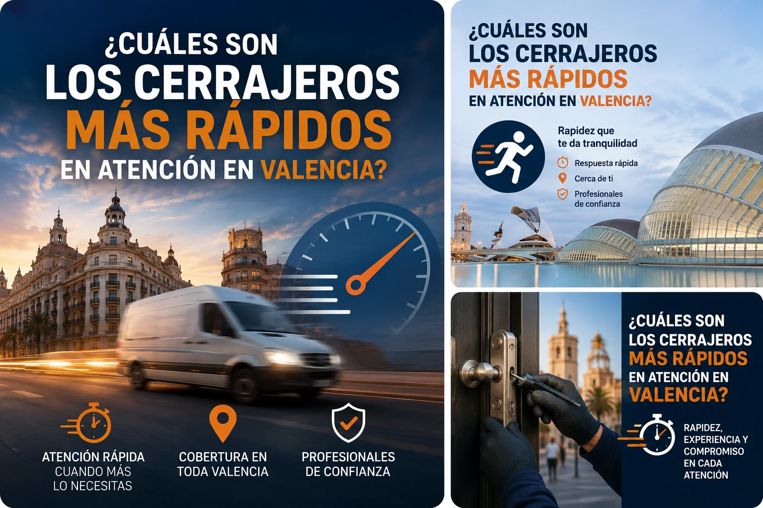 Cuales son los cerrajeros mas rapidos en atencion - &iquest;Cu&aacute;les son los cerrajeros m&aacute;s r&aacute;pidos en atenci&oacute;n en Valencia?